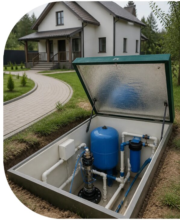 Автономное водоснабжение дома в Каменске-Шахтинском от 154515 р. | АПаруса-Ксш